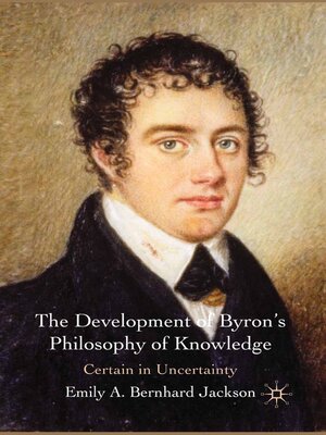 cover image of The Development of Byron's Philosophy of Knowledge